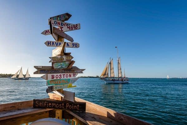 Sneak Peek of Sunset Pier in Key West  Florida Keys Camping