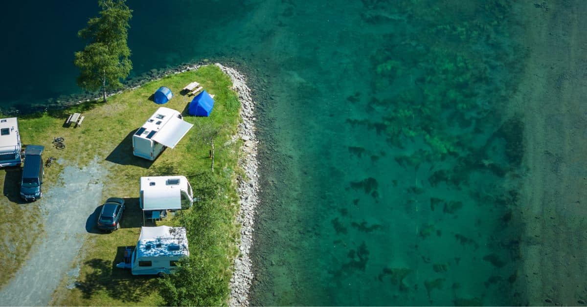 camping by the water