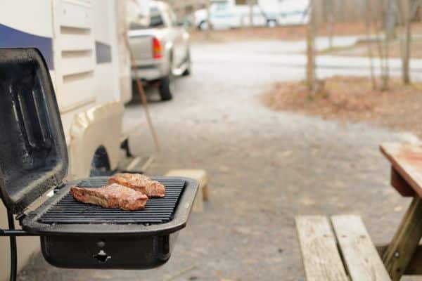 rv portable grill